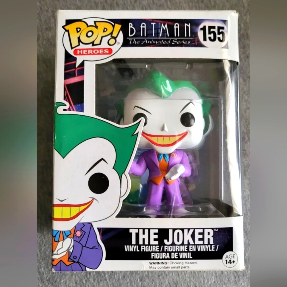 Funko Pop Heroes The Joker 155 Batman Animated Series Vinyl Figure